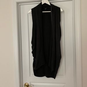 Bebe Dark Grey Vest Size:Small.